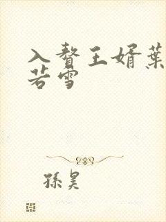 入赘王婿叶凡唐若雪