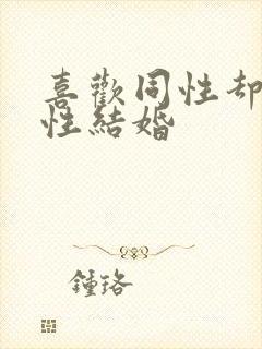 喜欢同性却跟异性结婚封面