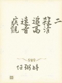 疾速追杀二在线观看高清封面