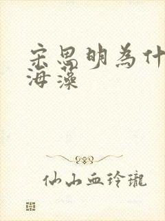 宋思明为什么爱海藻