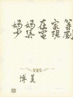 妈妈在家等你多少集电视剧封面