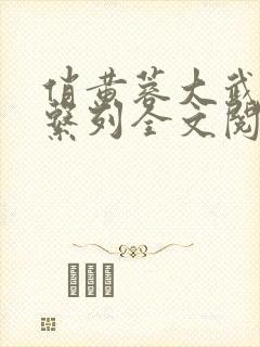 俏黄蓉大武小武系列全文阅读封面