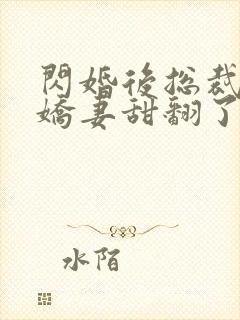 闪婚后总裁农村娇妻甜翻了61