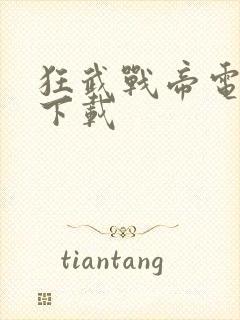 狂武战帝电子书下载