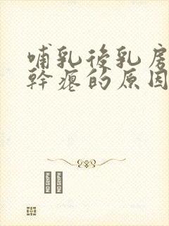 哺乳后乳房下垂干瘪的原因