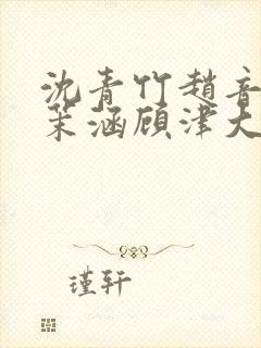 沈青竹赵音念江茉涵顾津大结局封面