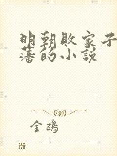 明朝败家子方继藩的小说