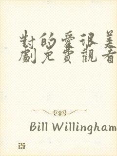 对的爱很美电视剧免费观看