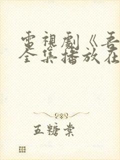 电视剧《吾岸》全集播放在线观看