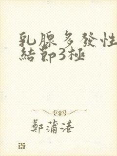 乳腺多发性囊性结节3极