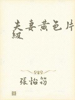 夫妻黄色片带三级