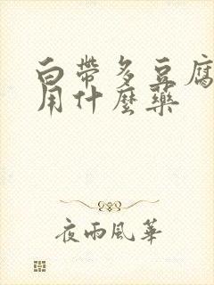 白带多豆腐渣状用什么药封面