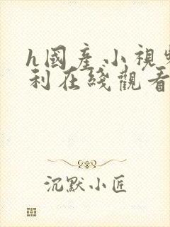 h国产小视频福利在线观看封面