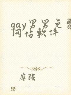 gay男男免费网站软件