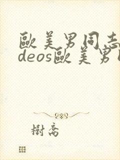 欧美男同志videos欧美男同志