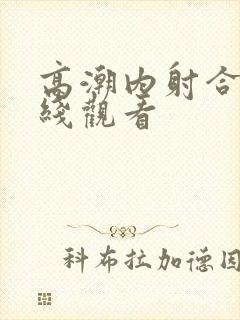 高潮内射合集在线观看封面