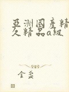 亚洲国产精品久久精品a级