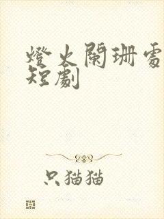 灯火阑珊处网络短剧封面