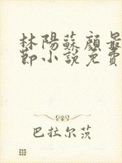 林阳苏颜最新章节小说免费