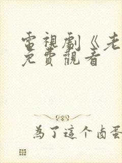 电视剧《老舅》免费观看