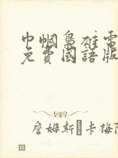 巾帼枭雄电视剧免费国语版封面