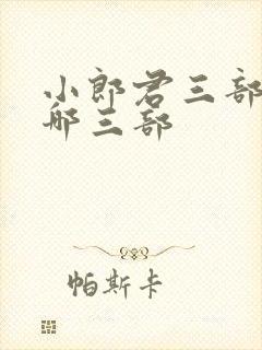 小郎君三部曲是哪三部