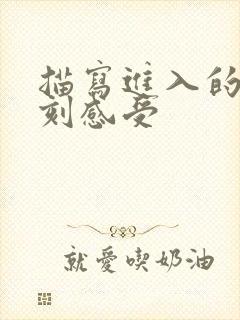 描写进入的那一刻感受