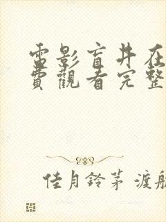 电影盲井在线免费观看完整版