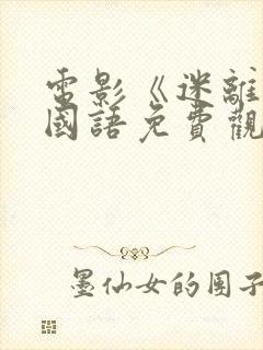 电影《迷离夜》国语免费观看