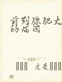 前列腺肥大早射的病因