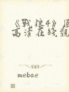 《战狼4》国语高清在线观看视频