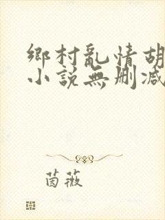 乡村乱情胡秀英小说无删减阅读封面