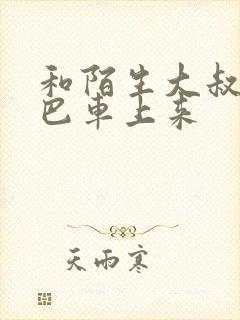 和陌生大叔在大巴车上来