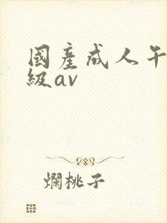 国产成人午夜三级av