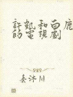 许凯和白鹿演过的电视剧