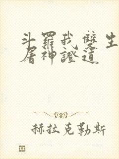 斗罗我双生武魂屠神证道封面