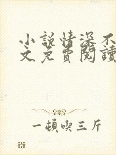 小说情深不负全文免费阅读