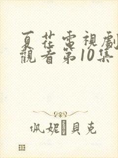 夏花电视剧免费观看第10集