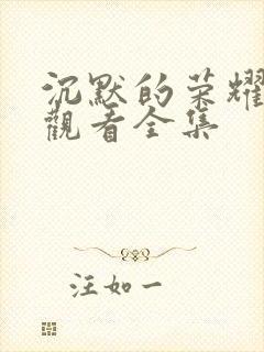 沉默的荣耀免费观看全集