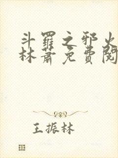 斗罗之邪火凤凰林萧免费阅读