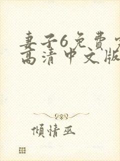 妻子6免费完整高清中文版,电视剧