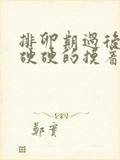 排卵期过后乳头硬硬的摸着有点痛