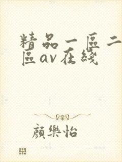 精品一区二区三区av在线
