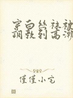 穿白丝袜被老师调教到高潮