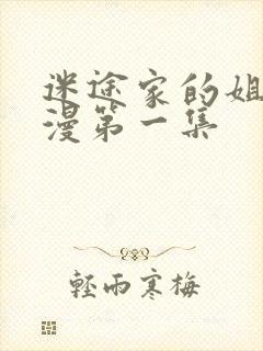 迷途家的姐姐动漫第一集封面