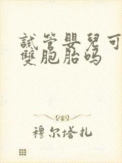 试管婴儿可以生双胞胎吗封面