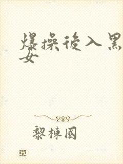 爆操后入黑丝美女