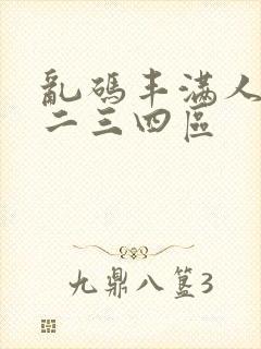 乱码丰满人妻一二三四区