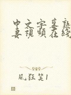 中文字幕熟女人妻视频在线第一页