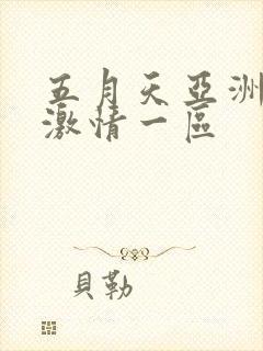 五月天亚洲婷婷激情一区